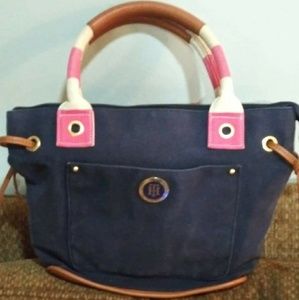 Tommy Hilfiger Retro Handbag Navy Blue